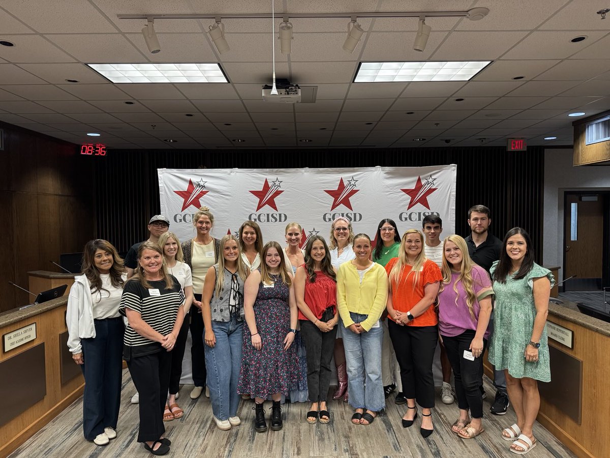 New Hire Orientation Number 3 is rolling today!! #wearegcisd