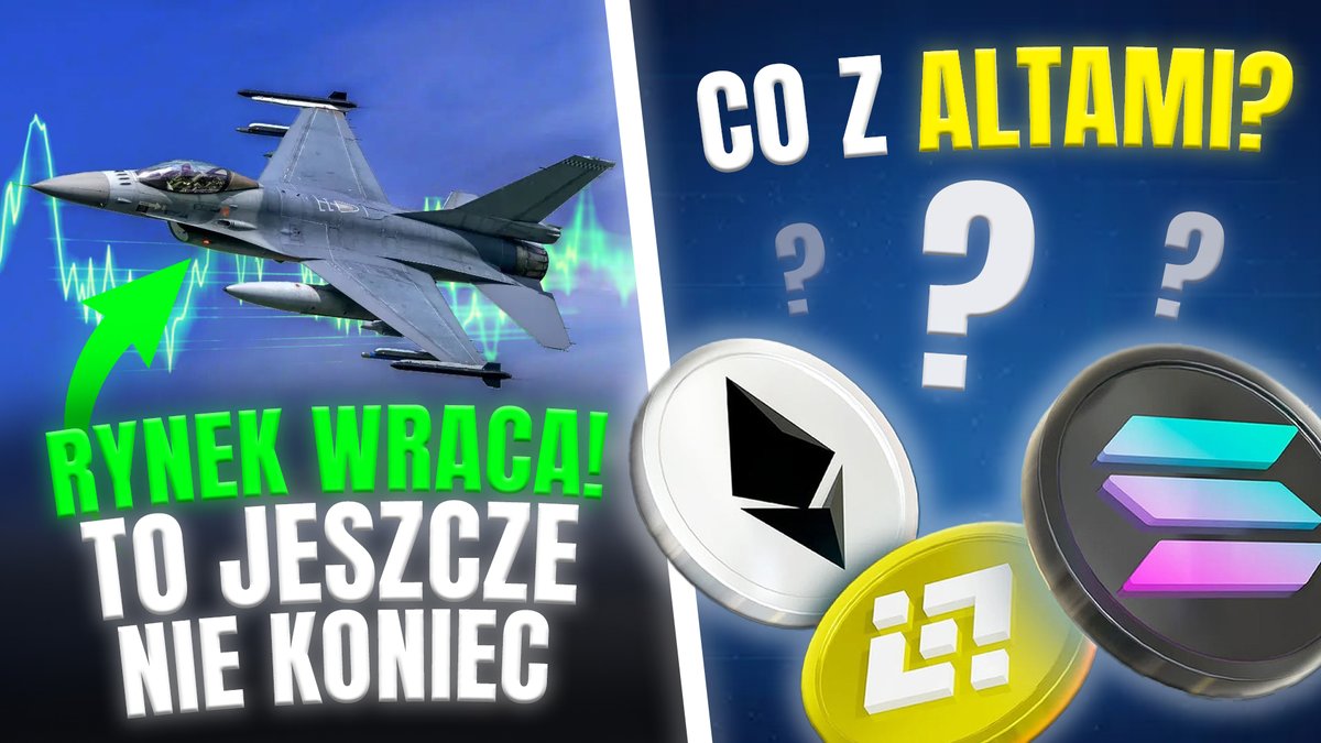 Zapraszam na kolejny materiał na YT!😇

Link w komentarzu 👇

#KryptoEkipa #Bitcoin #Kryptowaluty