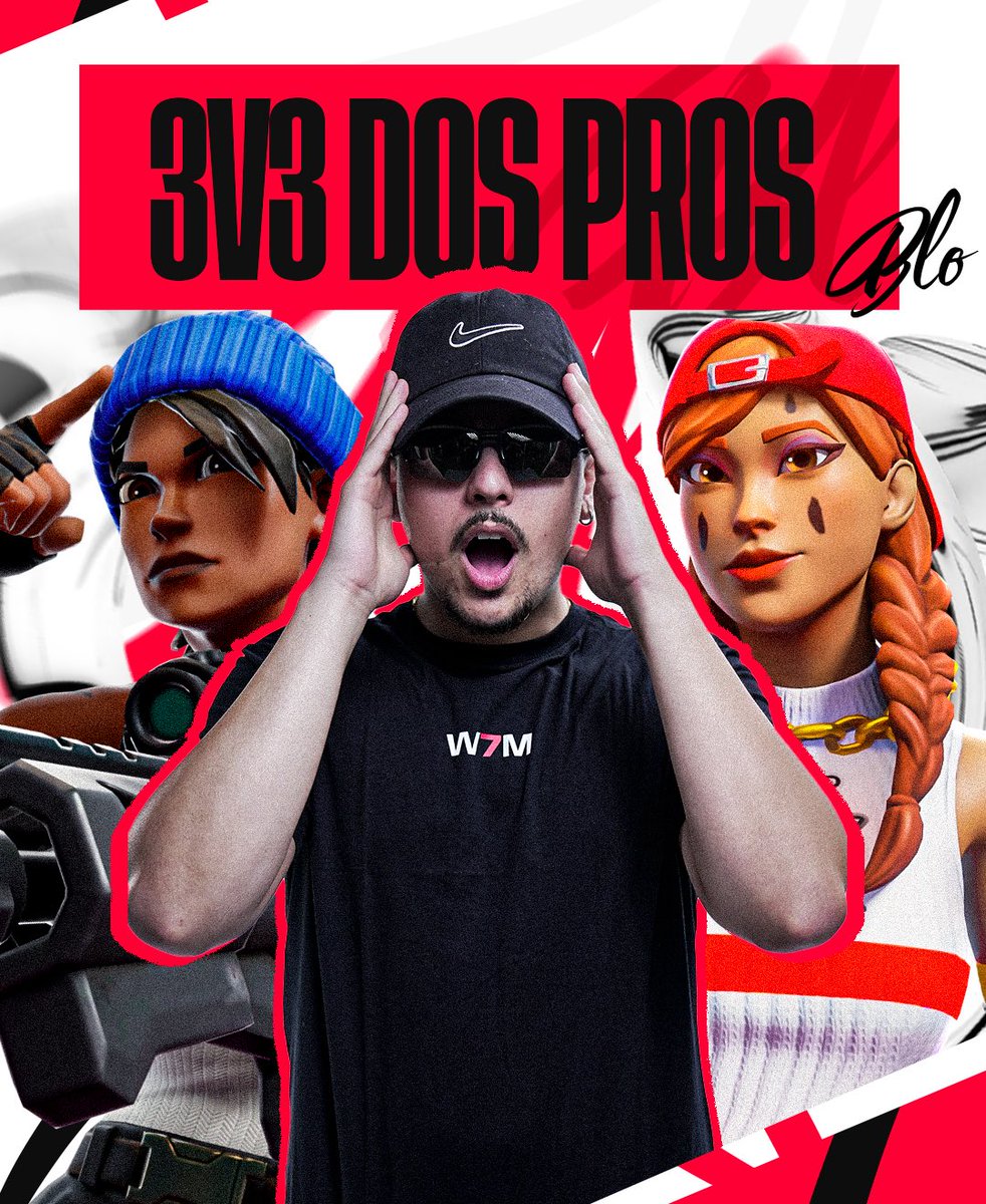 🔥CONTEÚDO PRIME DE HOJE:

3V3 TEAM HAISE VS TEAM CAIODEUS 
2V2 TEAM ROCHAN VS TEAM SWAY 
1V1 BEPRO VS FTNLUCCA
REACT FORMULÁRIOS DO CHAT 

🇧🇷18:00 NA TWITCH