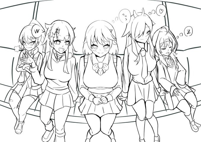 Wip ドラゴン娘たちの下校中 