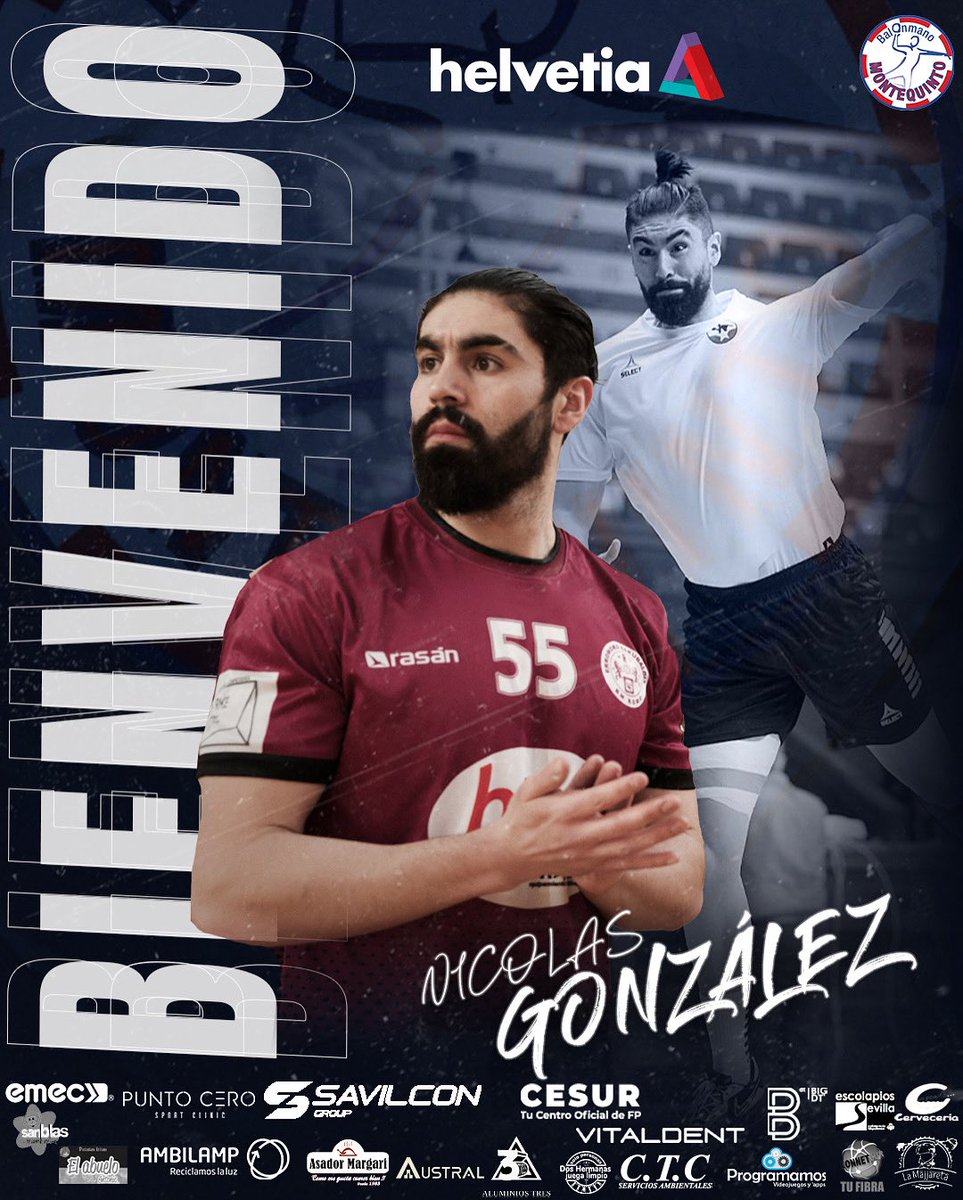 🔥 ¡Nicolás González, nuevo fichaje! 🔥
Lateral derecho procedente de @erromokoeskubaloia 

Fuerza, carácter y muchas ganas de seguir creciendo en este nuevo reto.
💪 Un refuerzo con ambición para el proyecto 25/26.
💙 ¡Bienvenido a Montequinto!

#primeranacional #fichaje