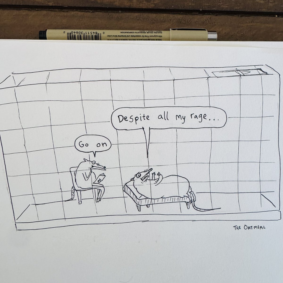 Oatmeal's tweet image. 🐀