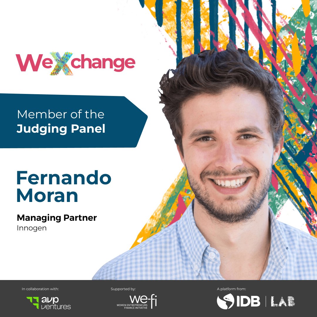¡Rodrigo Dumont, Christian Quiñonez y Fernando Morán serán jurados en #WeXchange2025! Postula antes del 9/7 👉 wexchange.co