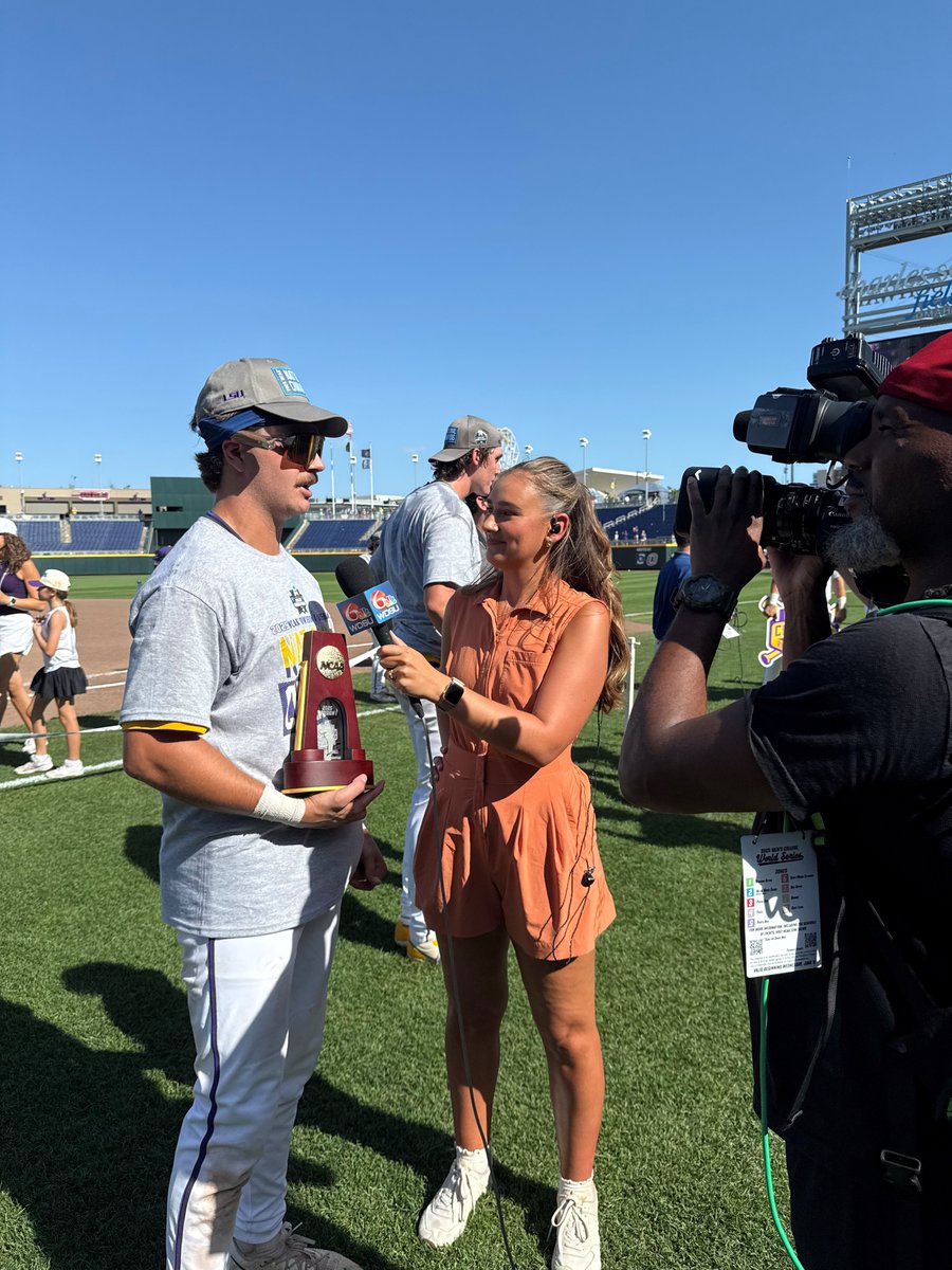 wdsu (@wdsu) on Twitter photo We're not saying <a href="/kendallduncanTV/">Kendall Duncan</a> is a good luck charm but we are saying she has covered two College World Series in Omaha and LSU has won both times. We're not saying <a href="/kendallduncanTV/">Kendall Duncan</a> is a good luck charm but we are saying she has covered two College World Series in Omaha and LSU has won both times.
