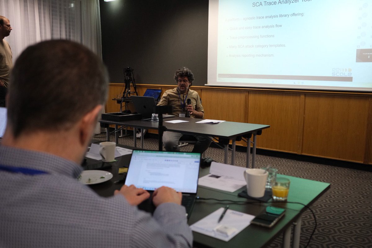 Rescale_Horizon's tweet photo. Day 1 of the #RESCALE 4th Plenary in Braunschweig 🇩🇪, hosted by @AEGIS_IT Research: ✅ WP progress review ✅ Workshop on TBOM access control &amp; privacy.
Excited for more insights tomorrow—stay tuned!
#CyberSecurity #HorizonEU #TBOM https://t.co/Puz9Bhjm4x