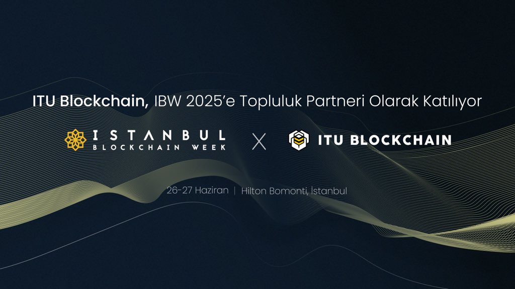 ITUblockchain's tweet image. İTÜ Blockchain olarak, 26-27 Haziran tarihlerinde gerçekleşecek İstanbul Blockchain Week etkinliğinde komünite partneri olduğumuzu duyurmaktan mutluk duyuyoruz! 🚀
@IstanbulBlockWk’te görüşmek üzere!