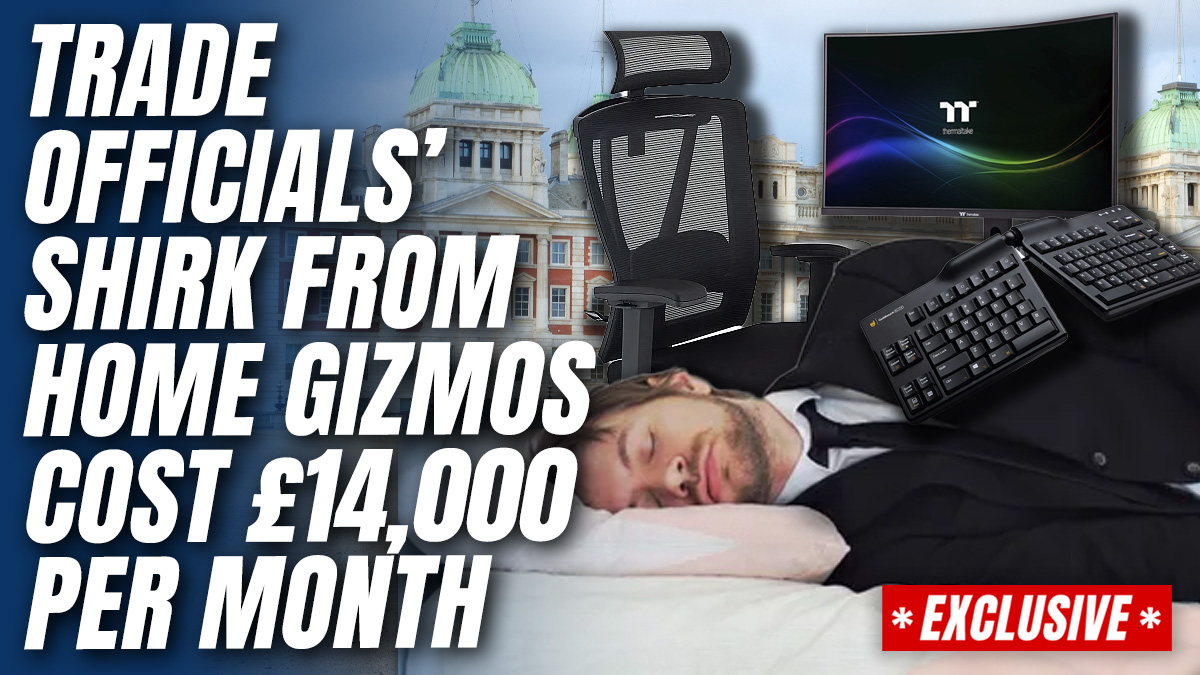 UKDOGEPROJECT's tweet image. EXC: Trade Department Spends £246,000 on Working From Home Equipment order-order.com/2025/06/24/exc…
