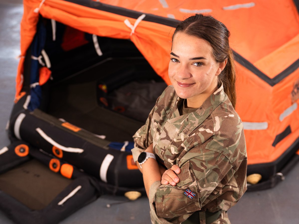 23rd June 2025 was #INWED25 and this week we are proudly celebrating engineers who chose to build their careers within Defence.

Air Recruit Nuccio is currently training to be a Survival Equipment Technician within Number 2 School of Technical Training at RAF Cosford.

#cosford25