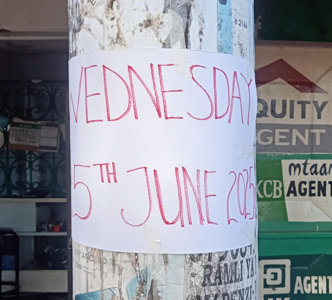 Kesho.Wednesday is Wednesday, 
They will not believe #OccupyStatehouse 
#occuppystatehouse2025