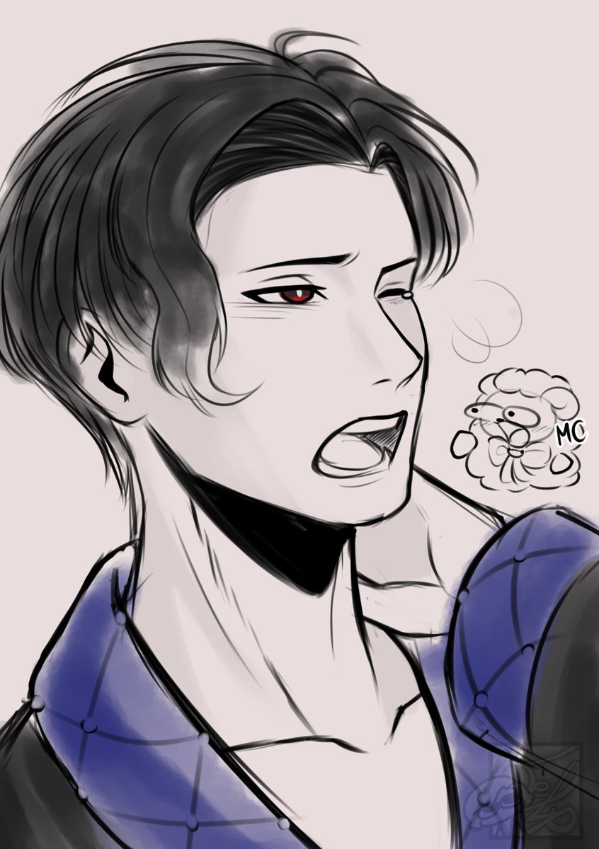 I just had to draw it, I can't wait for the new app #obeyme #Obeymelucifer