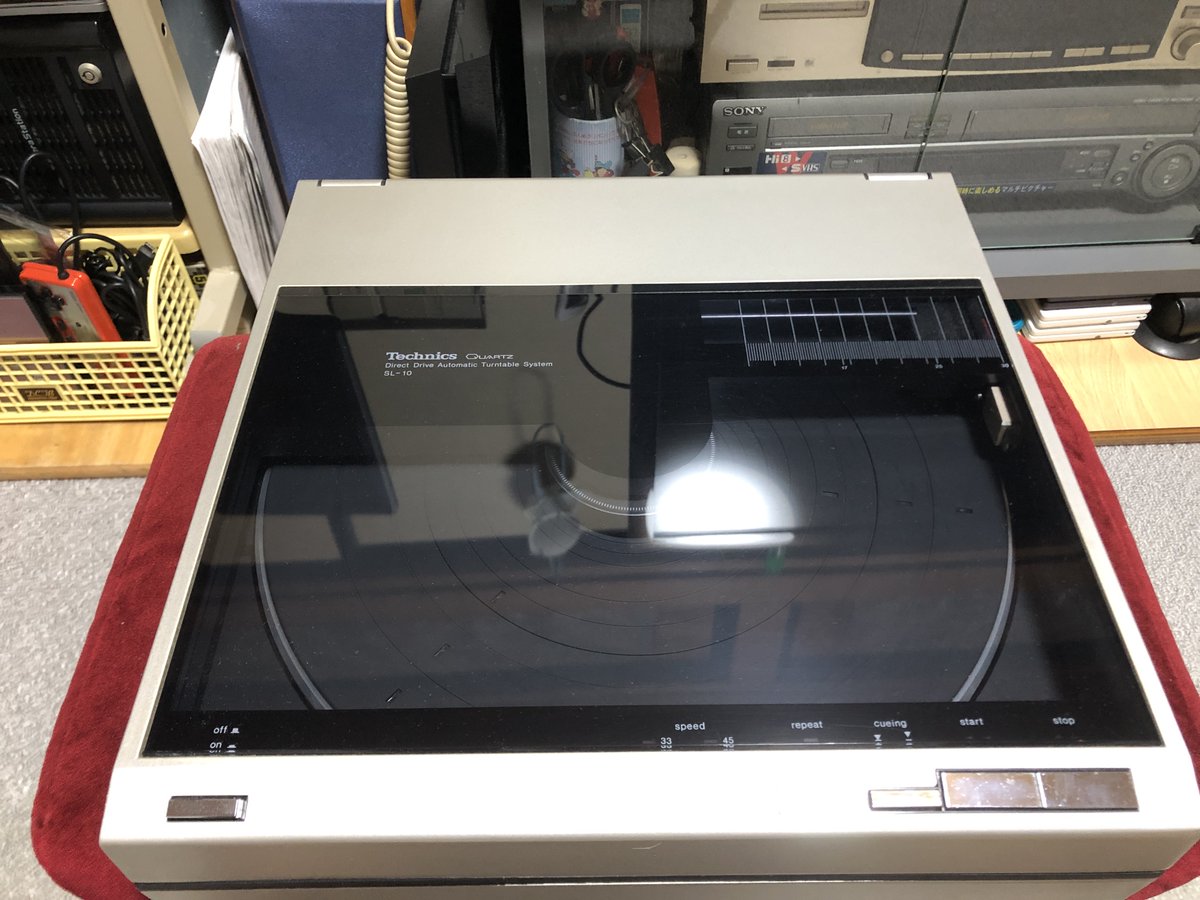 2023_ipW's tweet image. #Technics #SL10 #リニアトラッキング
ゆっふぉ～！（おっと^^;)）