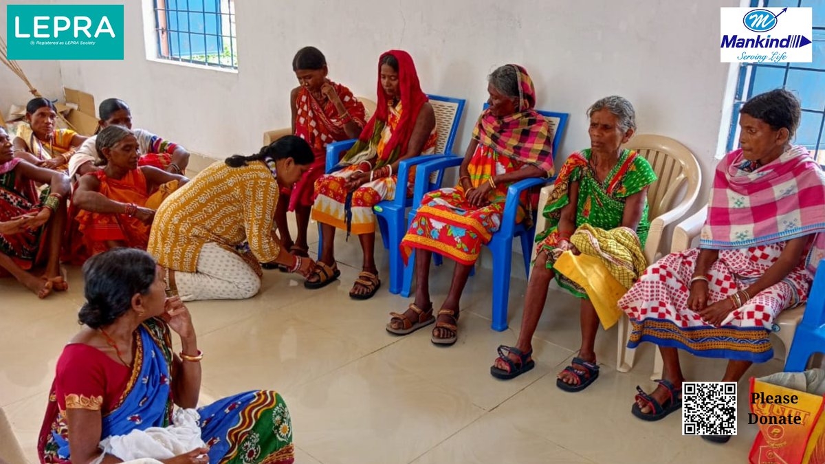 LEPRA Society (@lepra_society) on Twitter photo LEPRA Society, with the support of <a href="/Pharma_Mankind/">Mankind Pharma</a> , hosted a DPMR Clinic at Denga Padar (CHC-Borigumma) ๐งโโ๏ธ๐ฃ
๐น 21 G2 patients participated
๐น 10 G2 footwear, 3 protective goggles & urea ointments were provided
๐น 15 nutritional kits distributed
#LeprosyCare #WellnessForAll LEPRA Society, with the support of <a href="/Pharma_Mankind/">Mankind Pharma</a> , hosted a DPMR Clinic at Denga Padar (CHC-Borigumma) ๐งโโ๏ธ๐ฃ
๐น 21 G2 patients participated
๐น 10 G2 footwear, 3 protective goggles & urea ointments were provided
๐น 15 nutritional kits distributed
#LeprosyCare #WellnessForAll