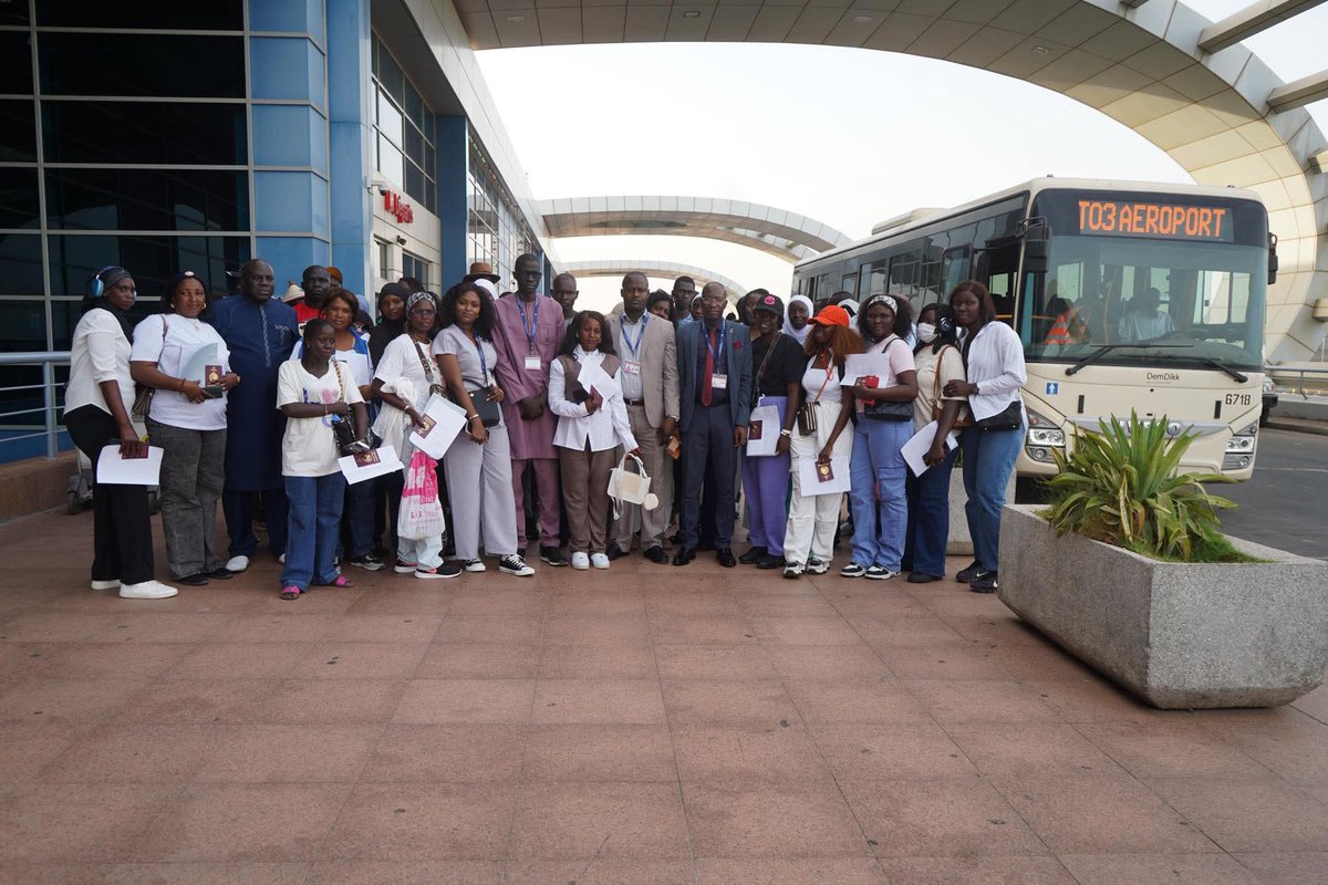 𝐌𝐢𝐠𝐫𝐚𝐭𝐢𝐨𝐧 𝐜𝐢𝐫𝐜𝐮𝐥𝐚𝐢𝐫𝐞
Ce lundi 23 juin 2025, la cohorte 5 a quitté le Sénégal pour l’Espagne.

En tout, il s’agit de 48 travailleurs saisonniers (17 hommes et 31 femmes). 

Un autre départ, le 6e depuis le début de la présente campagne, est prévu le 25 juin.