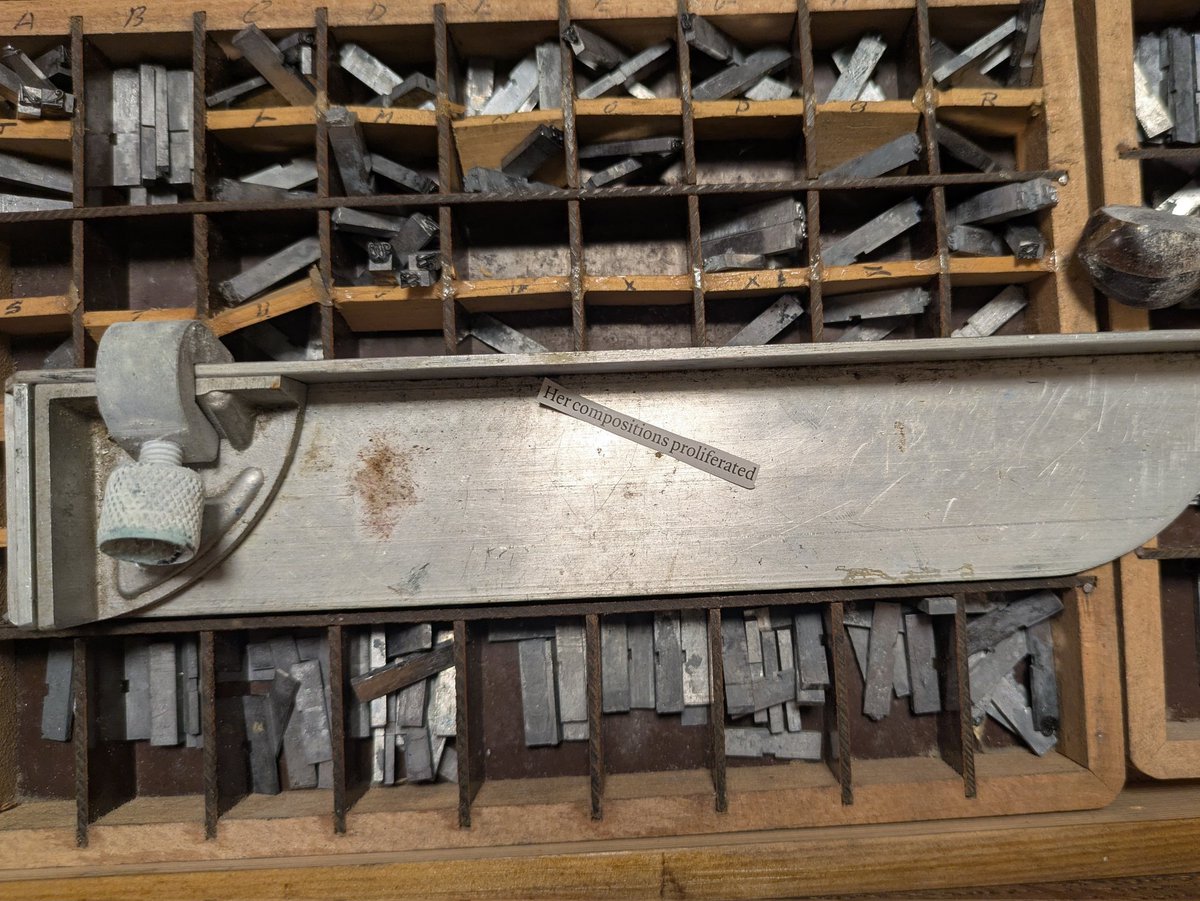 Much of my life at the moment involves applying copious amounts of WD-40 to the rusty bits of the press in between meetings.