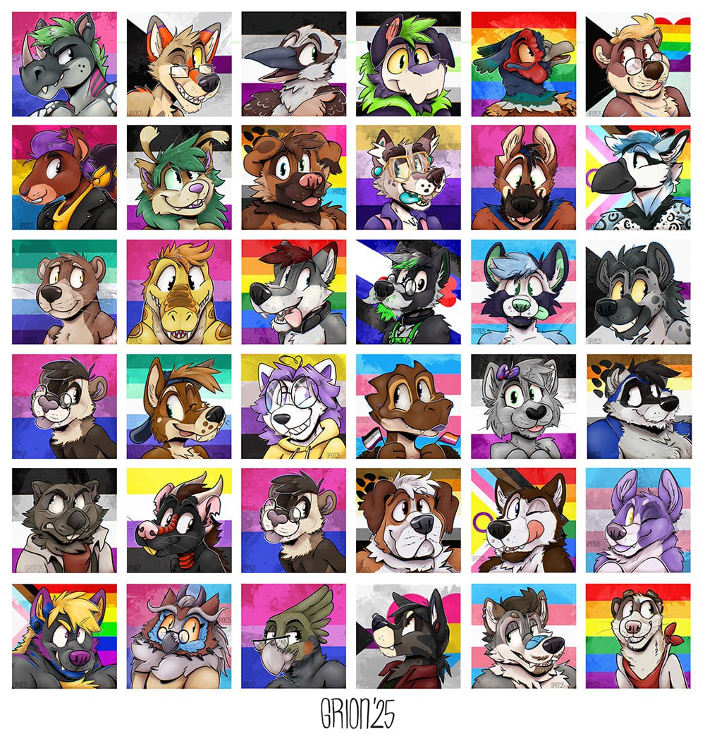 ALL the pride themed icons from 2025 ❤️✨🌈

I hope I havent forgot anyone :D