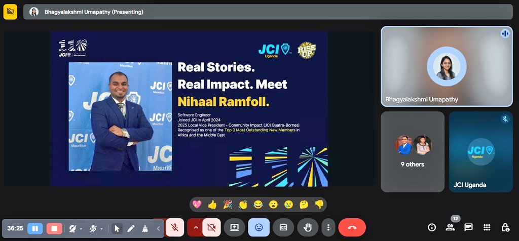 JCI Uganda tweet media