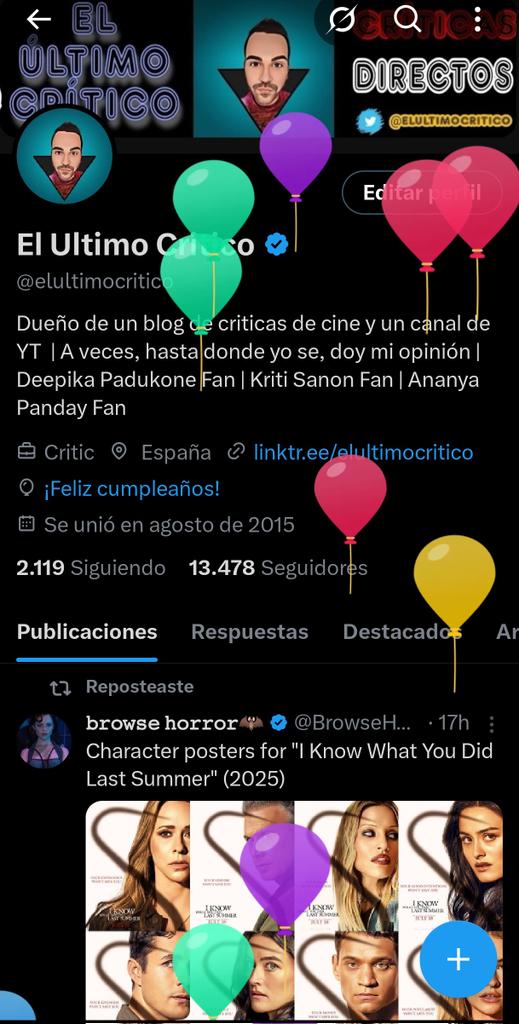 El Ultimo Critico tweet media