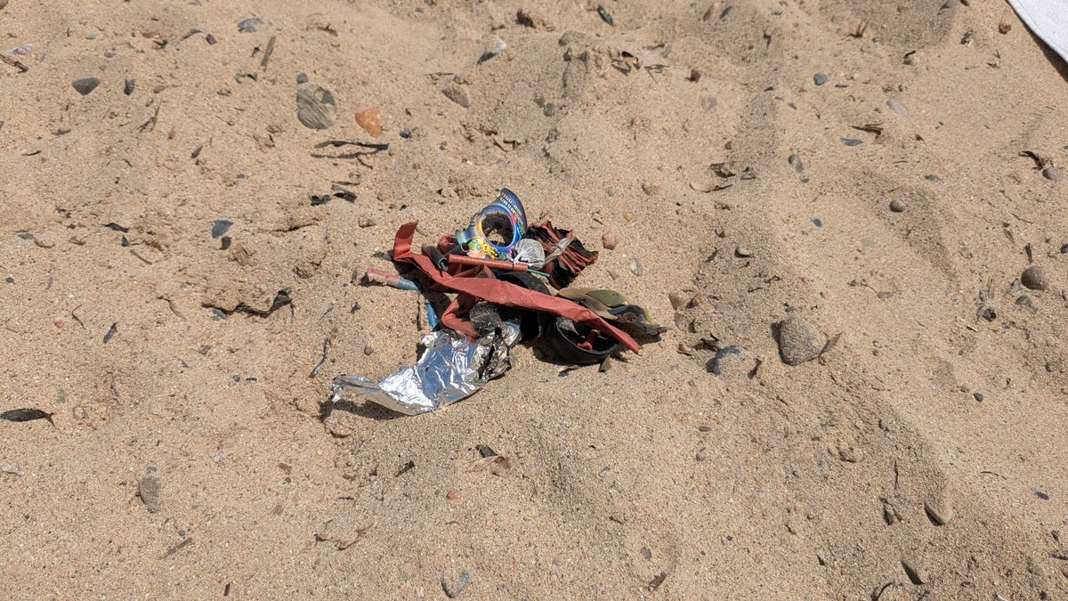 Celebrar Sant Joan a la platja, a banda de ser una castellanada com una catedral, fa que s'ompli de porqueria que acabarà al fons del mar. Felicitats als marranos.