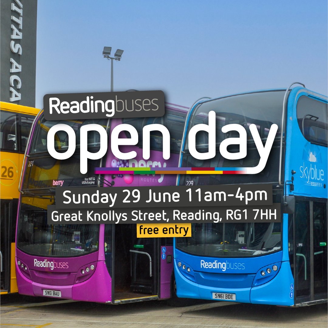 ICYMI, our free charity open day takes place this Sunday! Head down to our depot between 11 and 4 for behind-the-scenes tours, games, activities &amp; food. We’ll be running a free shuttle bus from town to the depot to help you get here too. Find out more: bit.ly/3XV8xrU