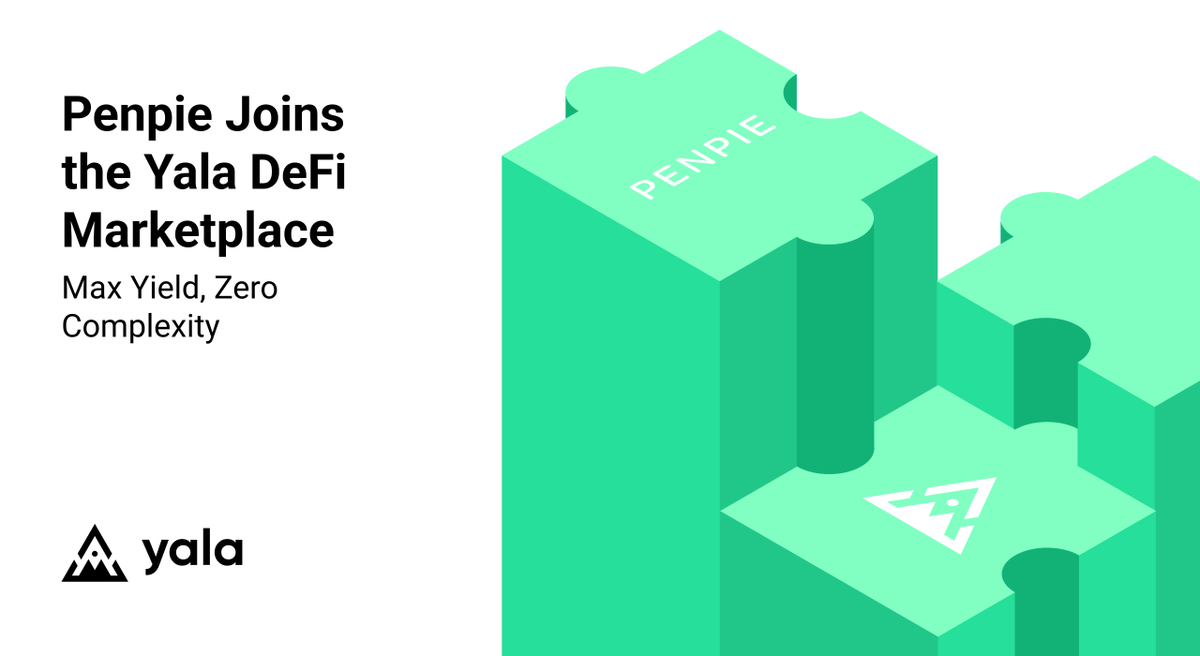 All on Ethereum. All from the Yala DeFi Marketplace.

No bridging. No complex flows.
Just connect, stake, and earn.
→ app.yala.org/defi-marketpla…

Full guide: blog.yala.org/penpie-joins-t…