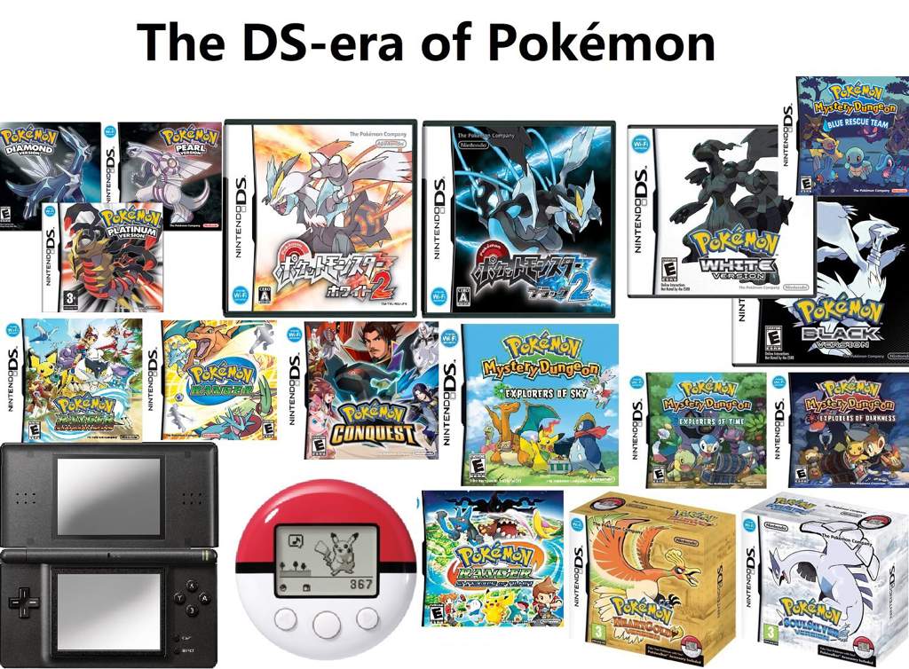 Heute ist wieder ein guter Tag, um die Pokemon DS Ära zu glazen