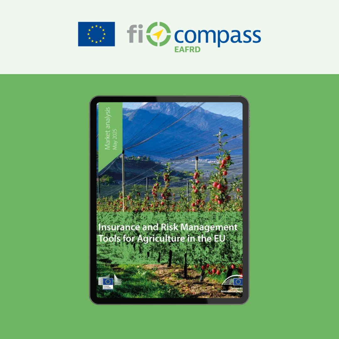 What will you learn from our latest #EAFRD report? 
 
🚜Discover an overview and classification of agricultural insurance schemes in the EU. 
🌿Learn about #RiskManagement tools for farmers through the Common Agricultural Policy and beyond. 
 
👉🔗bit.ly/4nff1Nd