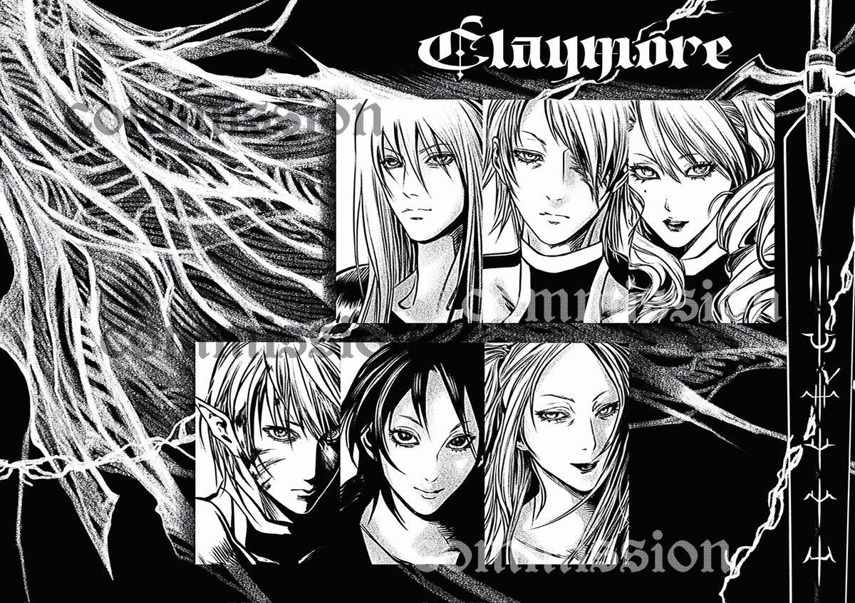 #commission #claymore