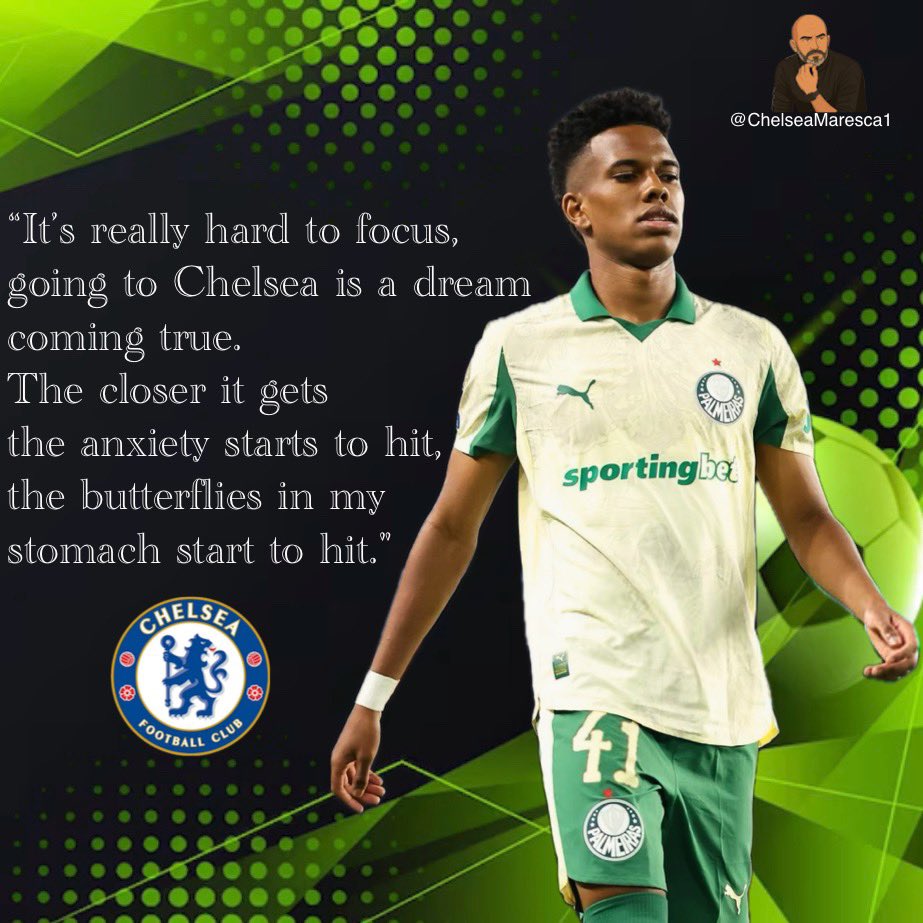Enzo Maresca’s Chelsea (@chelseamaresca1) on Twitter photo Estêvão on joining Chelsea after the Club World Cup Estêvão on joining Chelsea after the Club World Cup