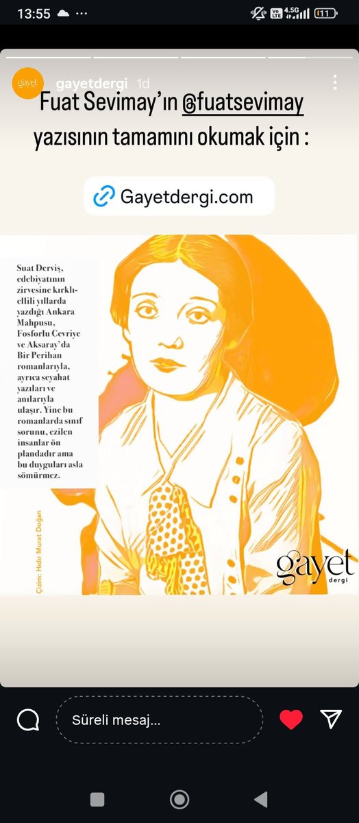 Gayet Dergi (@gayetdergi) on Twitter photo <a href="/fuat_sevimay/">Fuat Sevimay</a> Ankara Mahpusu yazısıyla son sayımızda bizlerle ➡ gayetdergi.com/dergi/index.ph…
Çizim için sayın <a href="/hidirmuratdogan/">Hıdır Murat Doğan</a>'a teşekkür ederiz 🙏 <a href="/fuat_sevimay/">Fuat Sevimay</a> Ankara Mahpusu yazısıyla son sayımızda bizlerle ➡ gayetdergi.com/dergi/index.ph…
Çizim için sayın <a href="/hidirmuratdogan/">Hıdır Murat Doğan</a>'a teşekkür ederiz 🙏