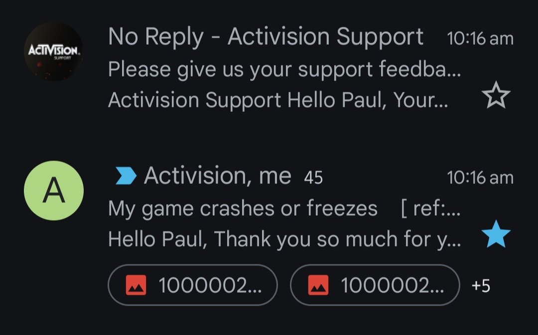 ThatGamerPJ's tweet photo. @ATVIAssist @Activision My aim assist doesn't work! I've tried everything! 45 emails back and forth and you can't help? https://t.co/apqEqPmE09