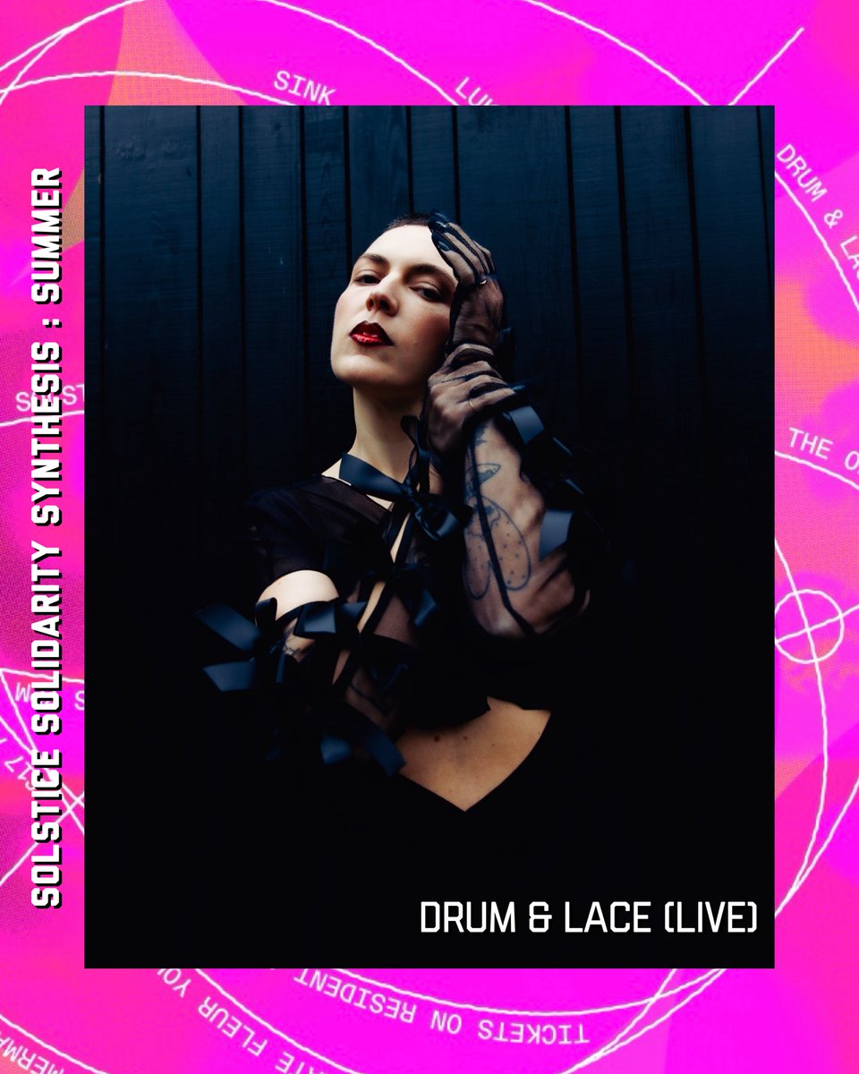 Solstice Solidarity Synthesis : Summer feat Drum &amp; Lace 🌞 Join us on July 3rd @ The Old Church (London) for an evening of Solstice celebrations, Solidarity with Mermaids UK &amp; a whole lot of electronic music Synthesis 🖤
Get your tickets : ra.co/events/2169076