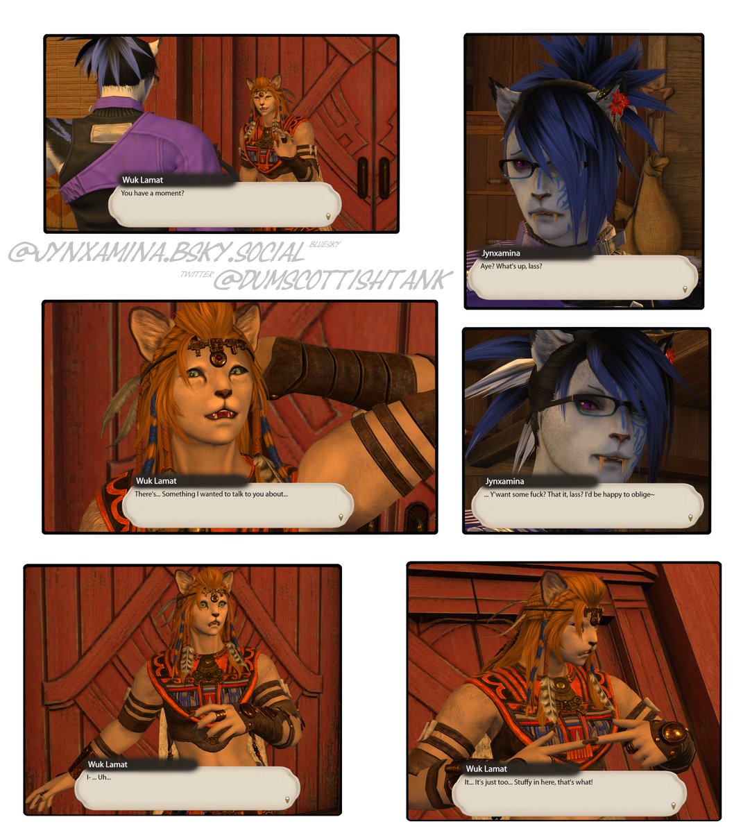 Dum Scottish Tankkat ffxiv tweet media