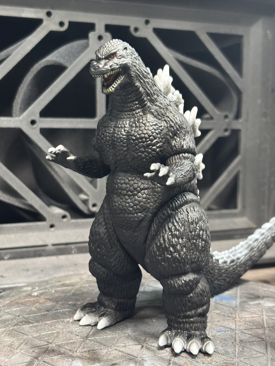 ムービーモンスターシリーズ バーニングゴジラver.2.0をリペイントして