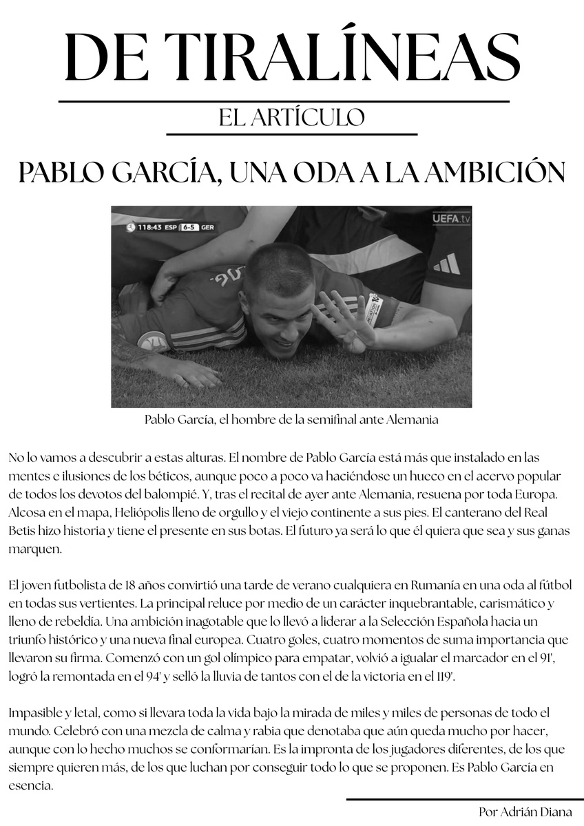🗞️ Estreno un formato diferente de hablar sobre fútbol por aquí. Una manera más visual y directa, pero sin perder la esencia de lo que yo entiendo como periodismo. Un breve artículo para reencontrarme con mi estilo predilecto para llegar a la gente.

Nos leemos.