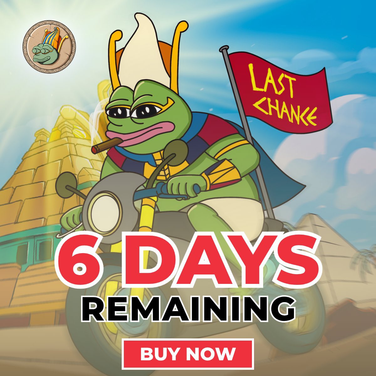 Only 6 days left to join the  @Peapascension $PEAP presale! 🔥

Over $7M raised and momentum is only getting stronger. 💪

This isn’t just another meme token, it's a movement you don’t want to miss. 🚀

Don’t sit on the sidelines while early believers take flight, the window is