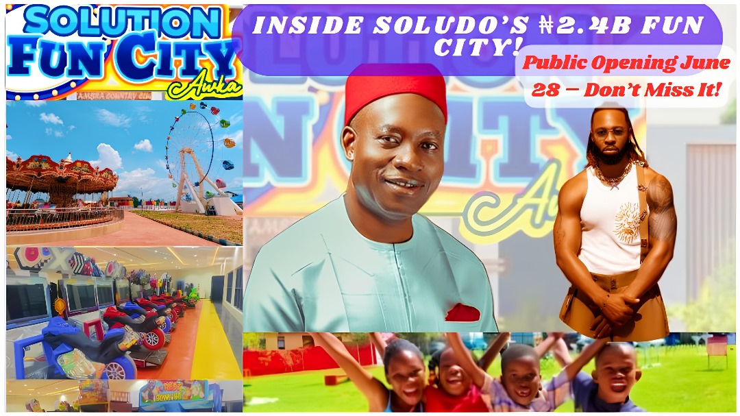 DiasporaDM's tweet image. Soludo&apos;s Legacy Begins: Solution Fun City Turns Anambra Into A Global Fun Capital; Flavour, other celebrities to pilot grand public opening ceremony
Watch📷
youtu.be/sC_ufJadpbo

#explorepage #solutions #soludosolution #SolutionFuncity #anambra #awka #explore #MEXC0Fee