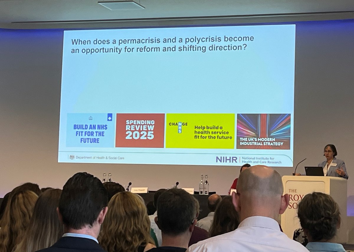 CSciPol's tweet image. The #csapconference2025 opened with @LucyChappell2 (Chief Scientific Adviser
@DHSCgovuk) in discussion with @jamesosh on life sciences, healthcare & economic growth
“Innovation is key, not just doing more of the same - embedding R&D will result in a stronger healthcare system"