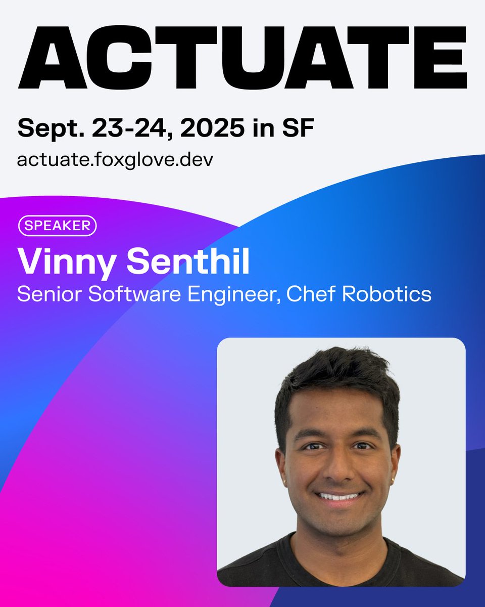 Foxglove (@foxglove) on Twitter photo Food service and food production industries are facing the #1 labor shortage in the US according to the Bureau of Labor Statistics. <a href="/ChefRobotics/">Chef Robotics</a> is tackling this problem by supporting food companies to increase production volume through flexible robotics and AI.
We are excited Food service and food production industries are facing the #1 labor shortage in the US according to the Bureau of Labor Statistics. <a href="/ChefRobotics/">Chef Robotics</a> is tackling this problem by supporting food companies to increase production volume through flexible robotics and AI.
We are excited