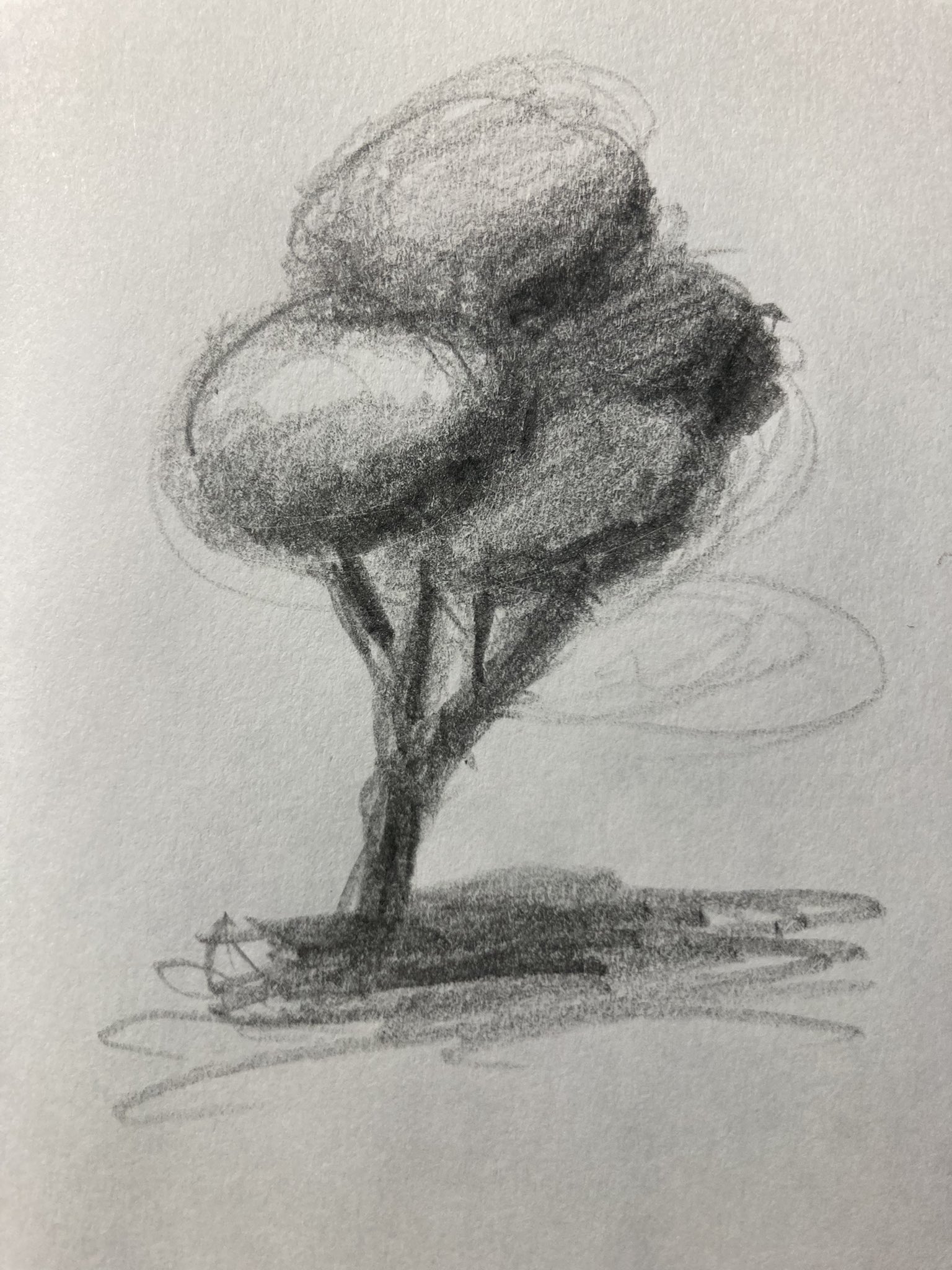 絵画(素描) toyoutangle2022 @eri_eartcrafts えり先生からのIngの葉っぱの