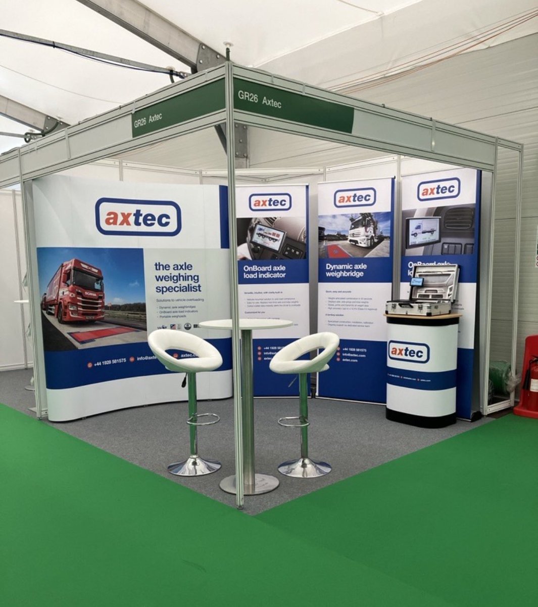 Set up and ready to go!

Come and say hello in Hall 2, Stand GR26 at the RTX Show today... we hope to see lots of you there 😊