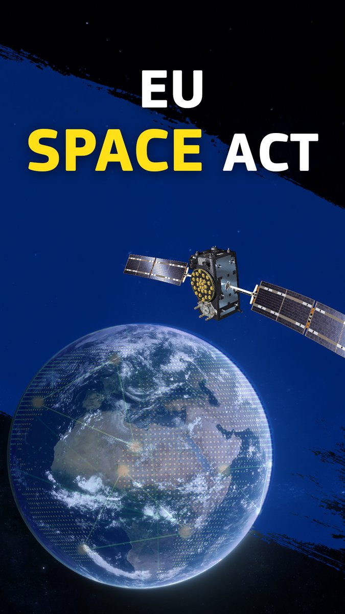 🚀 The EU Space Act is launching soon!  

As more satellites fill our sky, the time has come for clear and harmonised rules.  

📷Let’s build a space sector that’s more competitive, resilient, sustainable, and safer. 

Watch more: shorturl.at/u8xbN
