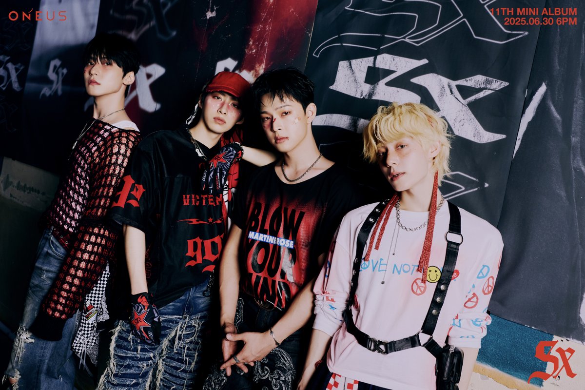 [#원어스]

원어스(ONEUS) 11th Mini Album [5x]

☄️ CONCEPT PHOTO #1 ☄️

2025.06.30 18:00 (KST) RELEASE✔

#ONEUS #5x #X