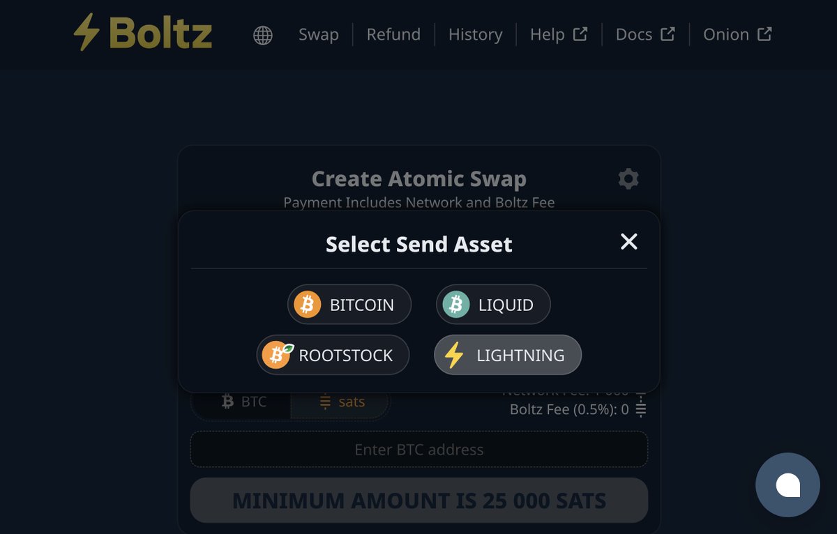 Omar Lopez ☯️ Bitcoin 🛡️ (@omarlopezbtc) on Twitter photo El intercambiador <a href="/Boltzhq/">Boltz - Non-Custodial Bitcoin Bridge</a> ha sido de las mejores cosas que nos ha pasado a los bitcoiners de verdad en mucho tiempo.
Ha unido las redes que tanto usamos para poder entrar y salir sin ningún problema, con utilizar solo una plataforma.
Podemos cambiar BTC entre:
✅On Chain El intercambiador <a href="/Boltzhq/">Boltz - Non-Custodial Bitcoin Bridge</a> ha sido de las mejores cosas que nos ha pasado a los bitcoiners de verdad en mucho tiempo.
Ha unido las redes que tanto usamos para poder entrar y salir sin ningún problema, con utilizar solo una plataforma.
Podemos cambiar BTC entre:
✅On Chain