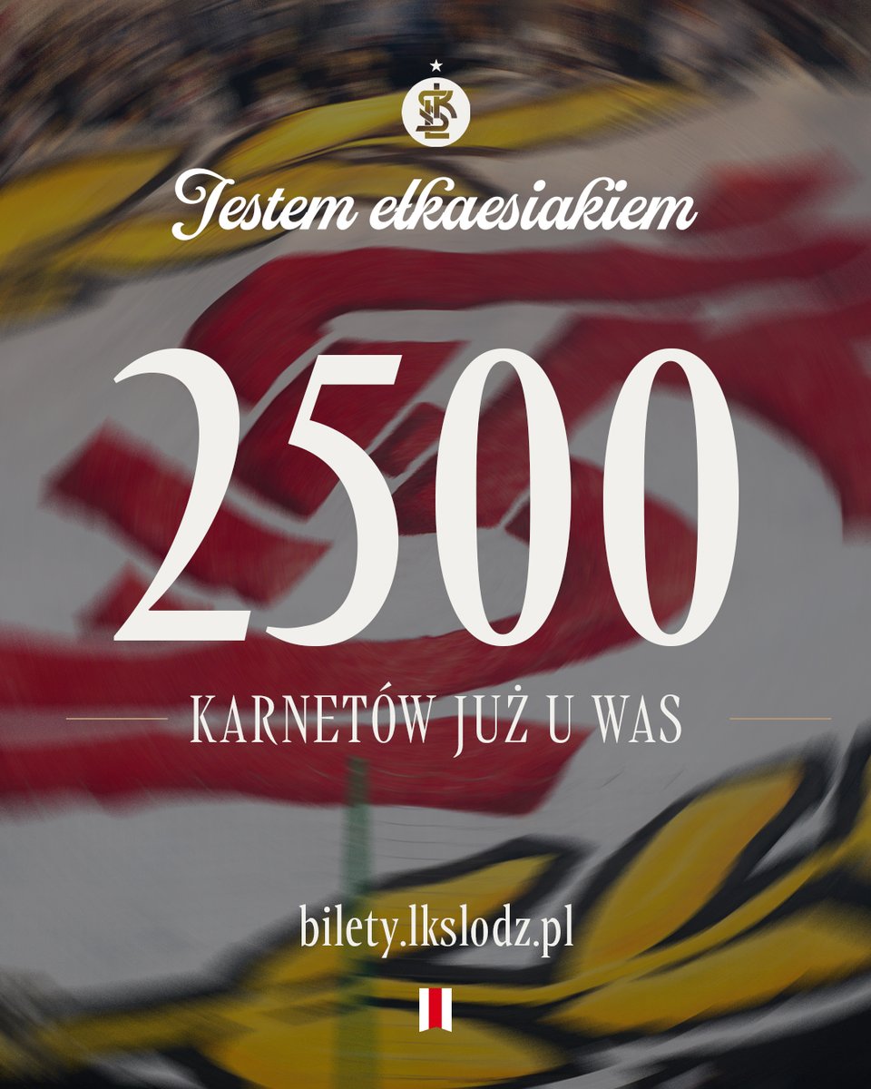 LKS_Lodz's tweet photo. 🏟️ Trybuny się zapełniają - dołącz do nas!

#JestemEłkaesiakiem 🎫 https://t.co/XCTxszic9D https://t.co/zRWIZscd8X