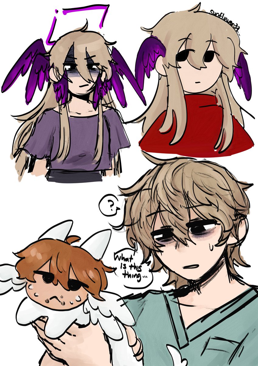 sunflower39__'s tweet image. some late night grian doodles :) ykno a lil bit of mage au, lil bit of Vale&apos;s divorced creature,, and of course midnight strangers yup