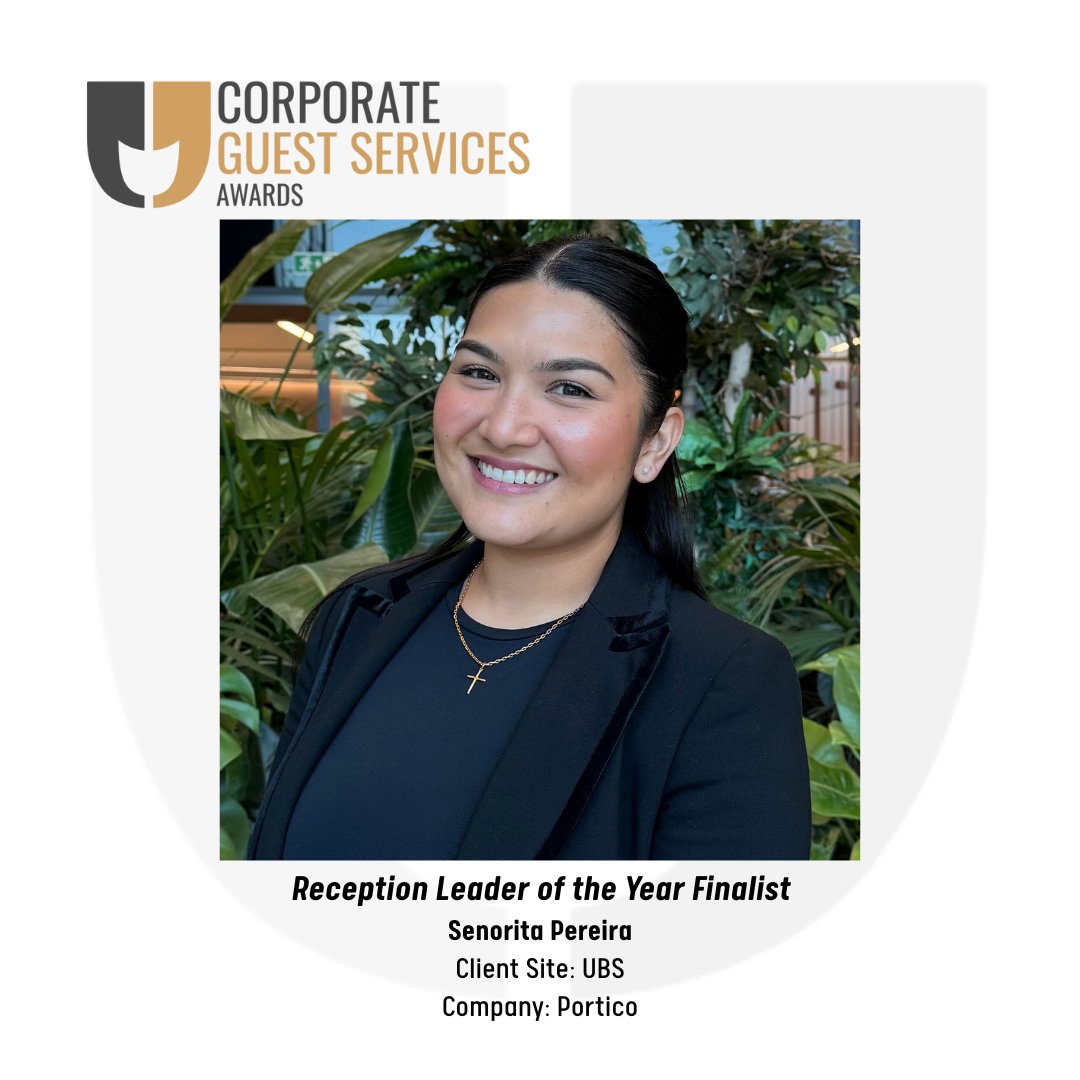Corporate Guest Services Awards (@cgsawards) on Twitter photo 🎉 Spotlight Series: Finalists 2025
Meet Senorita Pereira, a finalist for Reception Leader of the Year.
Throughout this week, we’re putting the spotlight on all the incredible finalists who help raise the bar for corporate guest services every single day.
#CGSAwards 🎉 Spotlight Series: Finalists 2025
Meet Senorita Pereira, a finalist for Reception Leader of the Year.
Throughout this week, we’re putting the spotlight on all the incredible finalists who help raise the bar for corporate guest services every single day.
#CGSAwards