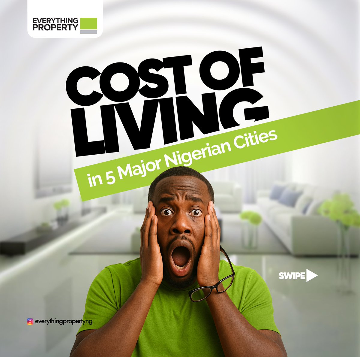EverythingProNG's tweet photo. The Cost of Living in some of the major cities in Nigeria always fluctuates with the economy.
Which of these cities would you gladly live in?
#RealEstate
#CostOfLiving
#EverythingProperty
#EverythingPropertyNG https://t.co/2ZLwW2R9MR