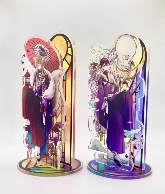 ⋆⸜ #にじそうさく10 アクスタ ⸝⋆ にじそで頒布する16cmの2重構造のアクスタです!でかい