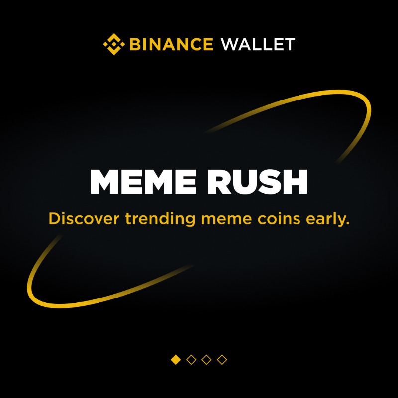 BinanceWallet's tweet photo. New to Meme Rush on #Binance Wallet? 💡

Swipe to learn how meme token launches work, what bonding curves are, and what the 3 launch stages mean.