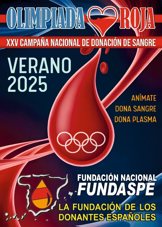 🏆Olimpiada Roja: Nueva campaña nacional de promoción de la donación de sangre.
👉Más info: tinyurl.com/3typsvs9
🩸Te estamos necesitando:
👉Hoy, hasta las 21 horas. Frente al 141 de D. Villahermosa. Sin cita previa.
👉También aquí: bancosangrearagon.org/extracciones